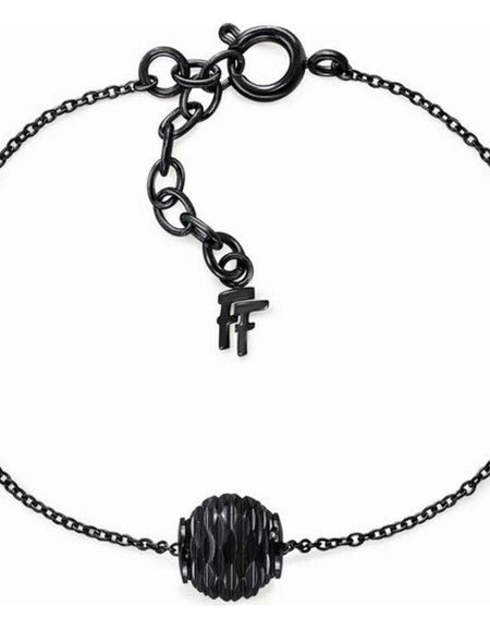Bracelet Folli Follie 1B17T003K Black Steel (17 cm)-0