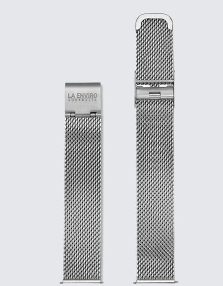 Silver Mesh Watch Strap | 20MM-0