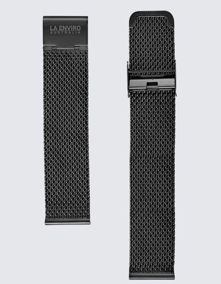 Black Mesh Wrist Strap | 20MM-0