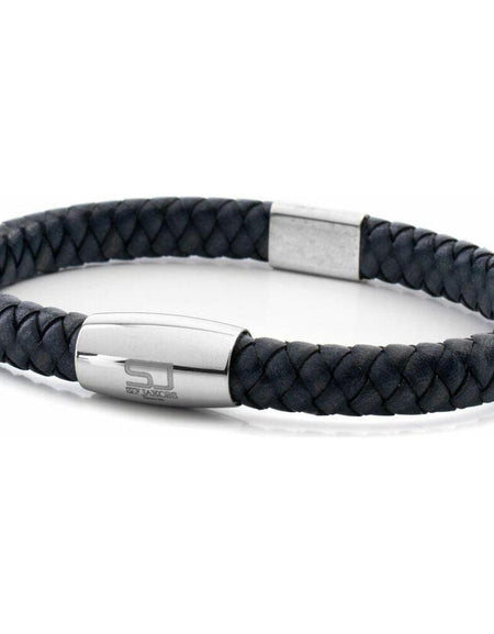 Ladies'Bracelet Sif Jakobs BR28683AC-PT-19_5 Black Leather (19,5 cm)-0