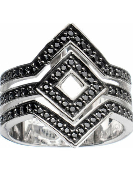 Ladies' Ring Sif Jakobs R11059-BK-54 (Size 14)-0