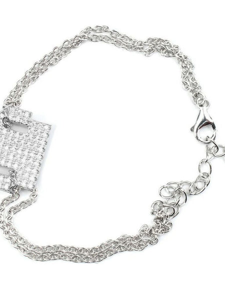 Ladies'Bracelet Sif Jakobs B0096-CZ Grey Sterling silver (16 - 20 cm)-0