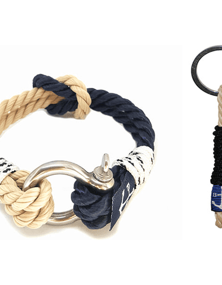 Shackle Nautical Bracelet and Keychain-0