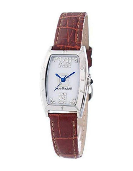 Laura Biagiotti LB0010L-03 Ladies' Brown Leather Watch Strap - Elegant Replacement Band for Women's Watches