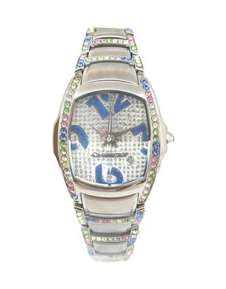 Chronotech CT7896SS-72M Women's Silver Steel Watch with White Face (Ø 28 mm)