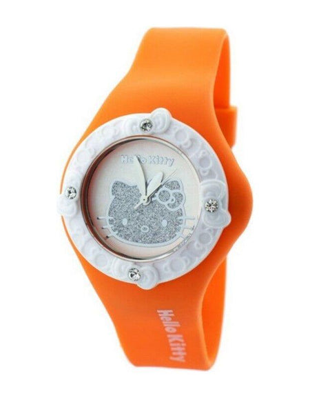 Introducing the Vibrant Orange Rubber Watch Strap Replacement for Ladies' Watches - Ø 40mm