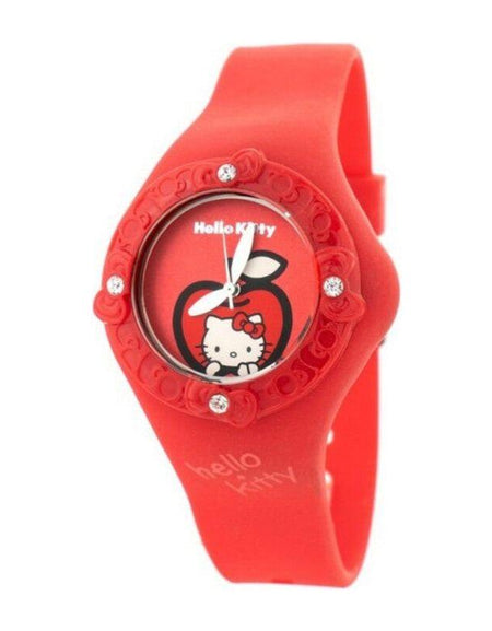 Hello Kitty Ladies' Watch HK7158LS-18, Red Rubber Strap, Ø 40mm