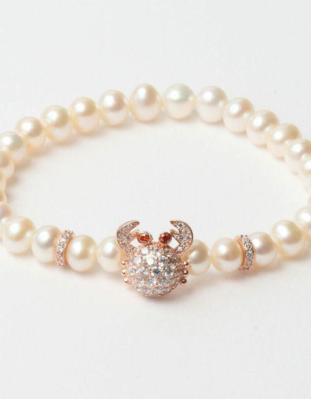 Ladies'Bracelet Lancaster JLA-BR-CRAB-2-WH White Sterling silver 16 mm Pink-0