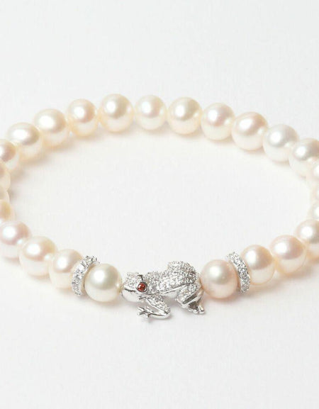 Ladies'Bracelet Lancaster JLA-BR-FROG-1-WH Silver White Sterling silver 16 mm-0