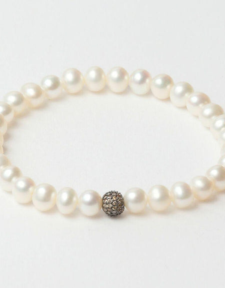 Ladies'Bracelet Lancaster JLA-BR-SB-4-WH Brown White Sterling silver 16 mm-0