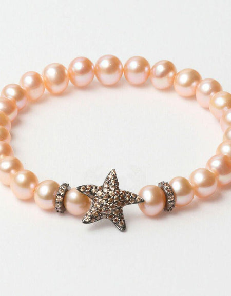 Ladies'Bracelet Lancaster JLA-BR-STAR-4-PE Brown Orange Sterling silver 16 mm-0