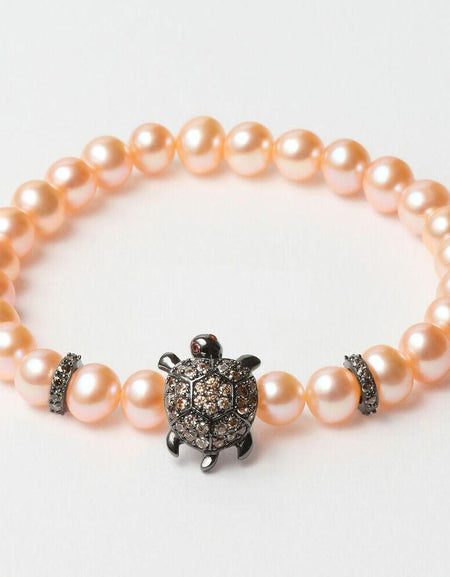 Ladies'Bracelet Lancaster JLA-BR-TURTLE-4-PE Brown Orange Sterling silver 16 mm-0