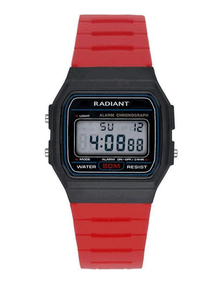 Stylish Red Silicone Watch Strap Replacement for Women's Timepieces