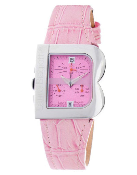 Laura Biagiotti LB0002L-03 Ladies Pink Leather Watch Strap: A Timeless Elegance Statement Piece for Women