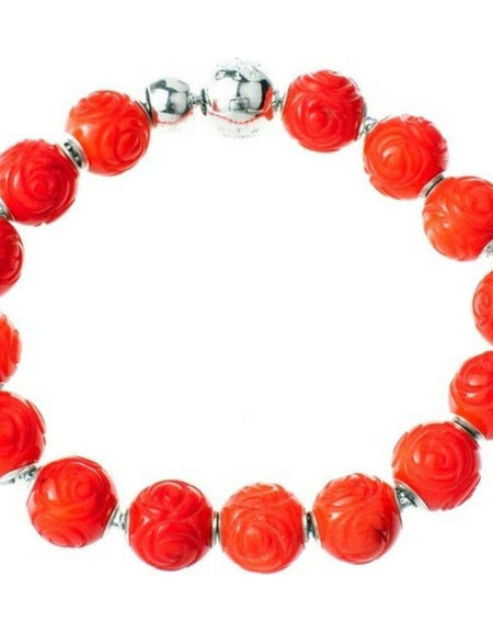 Ladies'Bracelet Thomas Sabo KT0147-870-10-L17 Red Sterling silver-0