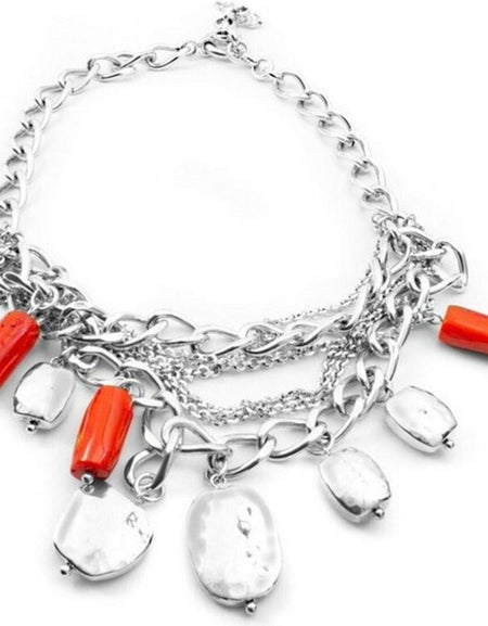 Ladies'Necklace Folli Follie 2N9F046O (35 cm)-0