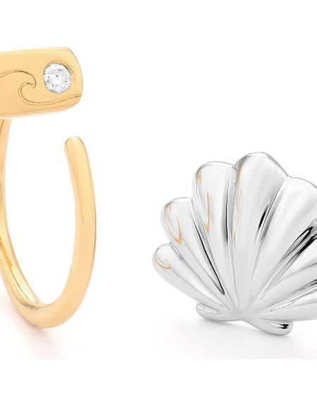 Ladies' Earrings Secrecy E8215CDAWW900 Sterling silver 1,5 cm-0