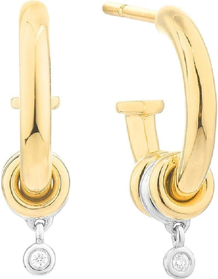 Ladies' Earrings Secrecy E8233CDAWW190 Sterling silver 1,5 cm-0