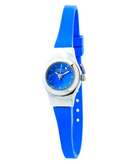 Pertegaz PDS-013-A Infant Quartz Watch Blue Rubber Strap Model - Durable Timepiece for Stylish Youngsters