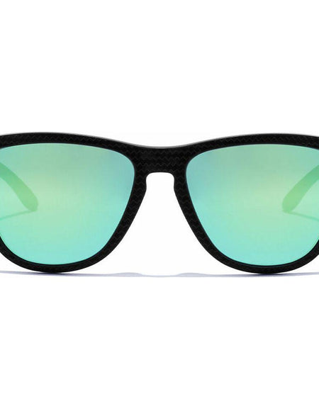 Polarised sunglasses Hawkers One Raw Carbon Fiber Black Emerald Green (Ø 55,7 mm)