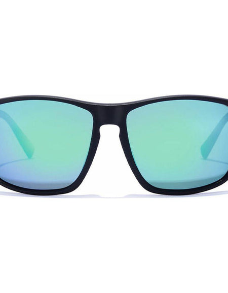 Unisex Sunglasses Hawkers Faster Raw Black Emerald Green Polarised (Ø 49 mm)