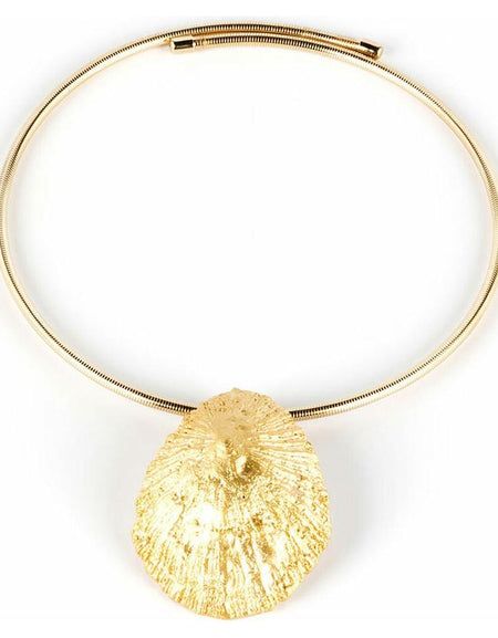 Ladies' Necklace Shabama Calobra Brass gold-plated Elastic-0