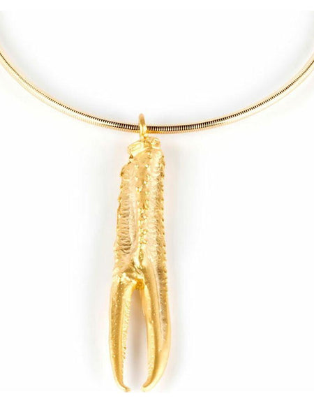 Ladies' Necklace Shabama Tuent Brass Bathed in golden flash Elastic-0