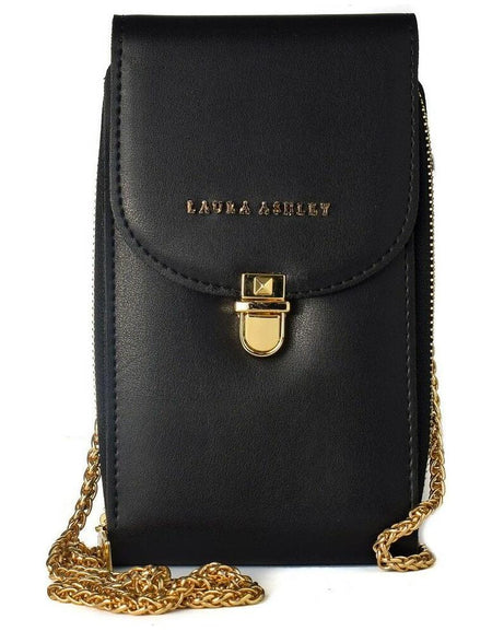 Women's Handbag Laura Ashley KIRBY-PLAIN-BLACK Black (19 x 11 x 4 cm)-0