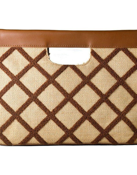 Women's Handbag Laura Ashley VALETTA-QUILTED-TAN Brown (30 x 20 x 9 cm)-0