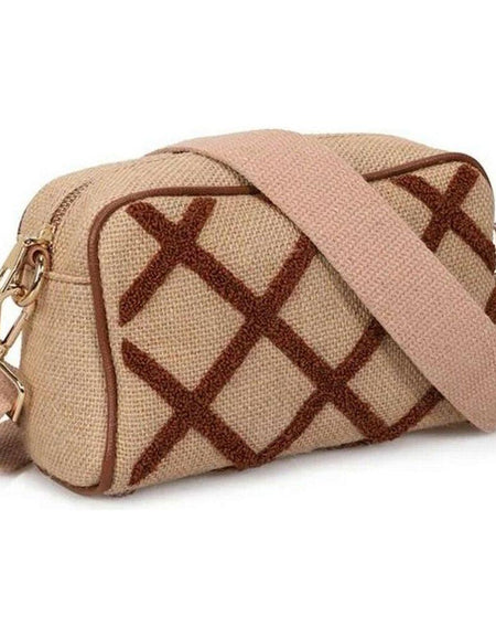 Women's Handbag Laura Ashley LENORE-QUILTED-TAN Brown (23 x 15 x 9 cm)-0