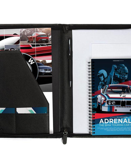 K0002AB | Portablocco in formato A4 in Vera Pelle pieno fiore, grana dollaro - Colore Nero - Dimensioni: cm 24 x 32 x 2 - Confezione: Sacchetto Tnt-0