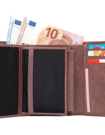 K11133XB | Portafogli Donna in Vera Pelle Col. Bordeaux-1