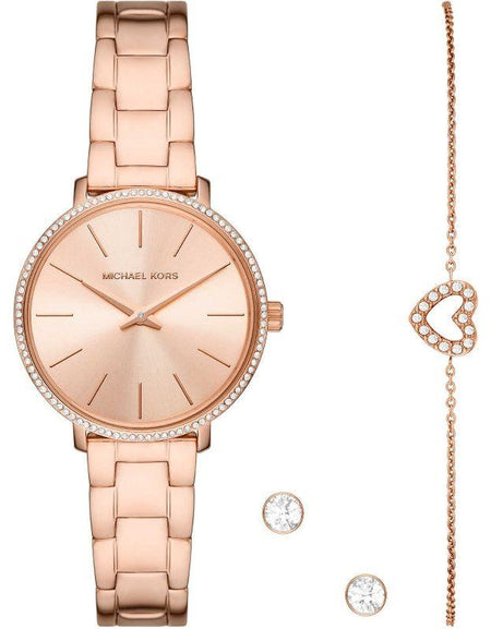 MICHAEL KORS Mod. PYPER Special Pack (watch-bracelet-earrings)-0