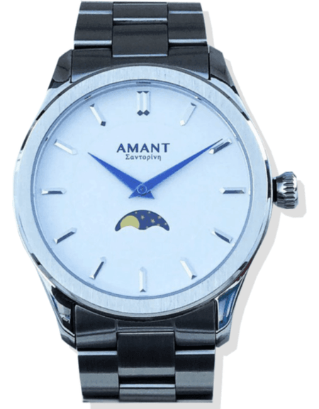 Amant SANTORINI MOONPHASE Luxury Dress Wrist Watch - Men’s