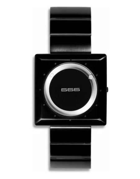Black Unisex Watch 666 Barcelona 060 (Ø 45 mm) - Unisex