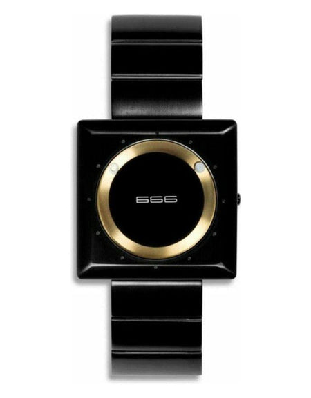 Black Unisex Watch 666 Barcelona 061 (Ø 45 mm) - Unisex