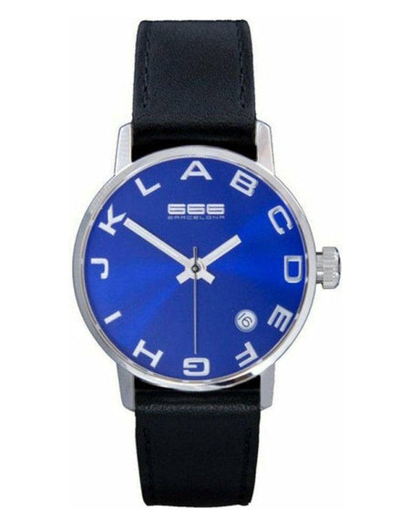Blue & Black Unisex Watch 666 Barcelona 274 (Ø 35 mm) -