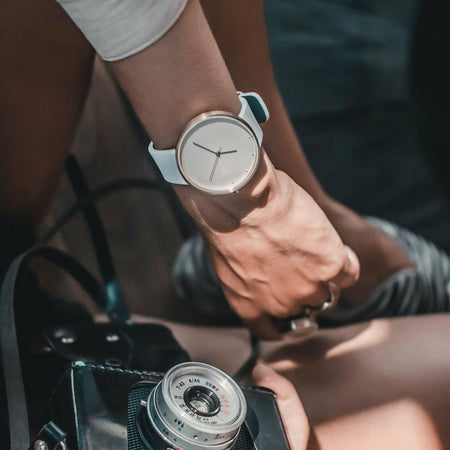 Crescent Gold 42mm Round Luxury Designer Women’s Watch -