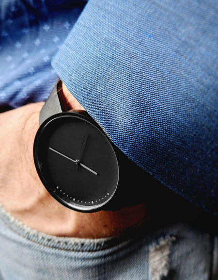 Crescent Silver 42mm Round Luxury Designer Men’s Watch -