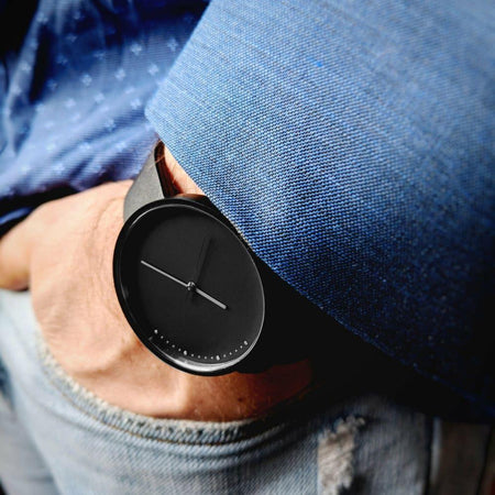 Crescent Silver 42mm Round Luxury Designer Men’s Watch -