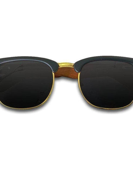 Eyewood Clubmaster - Adrian - Black - Unisex Sunglasses
