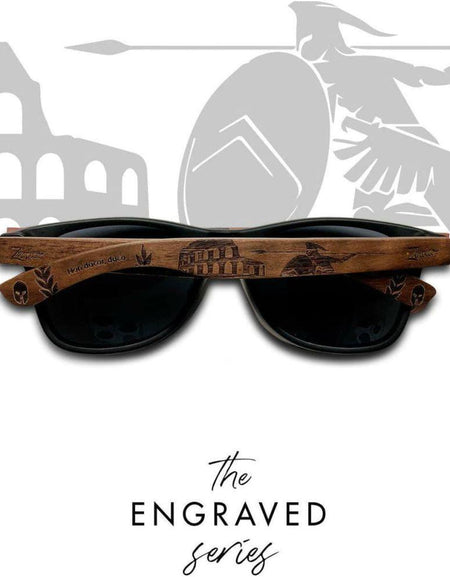 Eyewood | Engraved wooden sunglasses - Gladiator - Black -