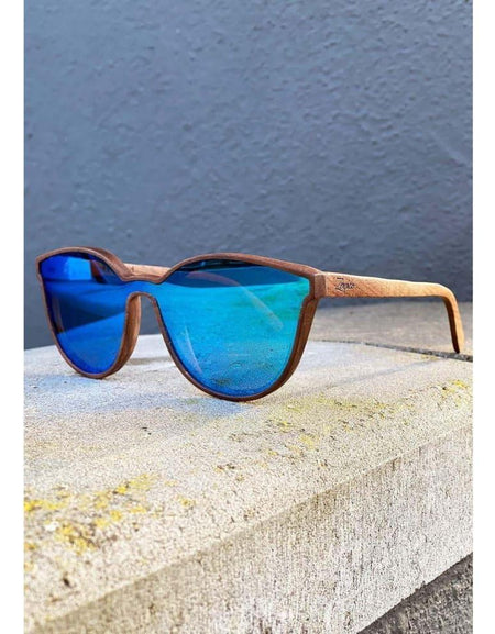 Eyewood - Savannah - Blue - Unisex Sunglasses