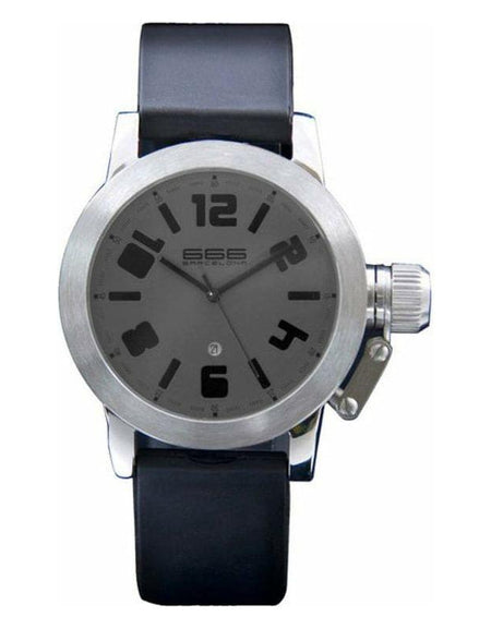 Grey & Black Men’s Watch 666 Barcelona 212 (Ø 40 mm) - Men’s