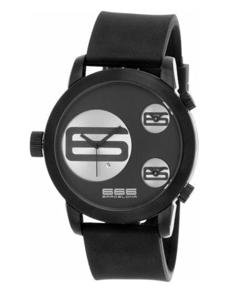 Grey & Black Men’s Watch 666 Barcelona 340 (ø 47 mm) - Men’s
