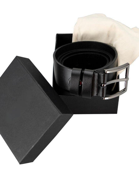 Longmont Men's Handmade Full-Grain Leather Belt in Traditional-1
