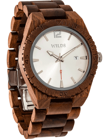 Men’s Custom Engrave Walnut Wooden Personalized Watch -