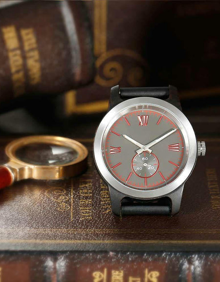 Men’s Handcrafted Engraving Ebony & Rose Wood Watch - Best