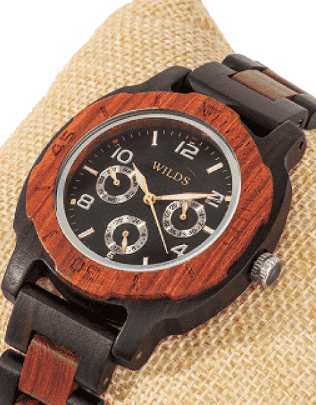 Men’s Multi-Function Custom Rose Ebony Personalized Wooden
