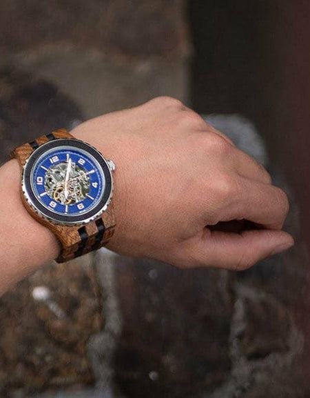 Men’s Premium Self-Winding Transparent Body Ambila Ebony